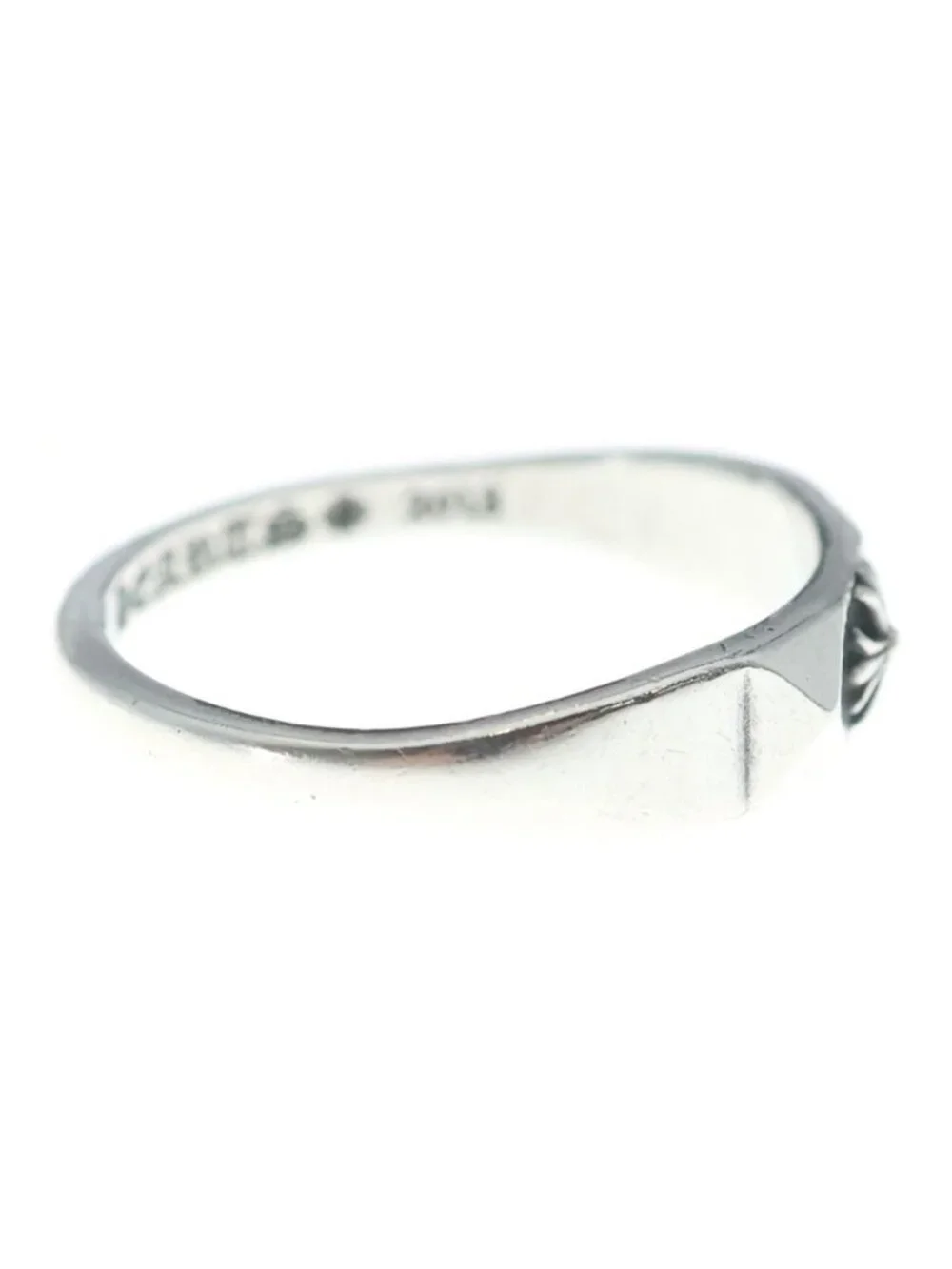 Chrome Hearts Bubblgm Pyramid Pls Bubblegum Plus Ring Silver